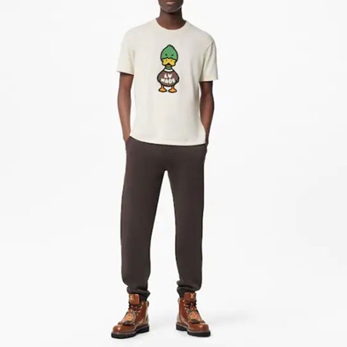 lv louis vuitton duck knit short sleeve t shirt